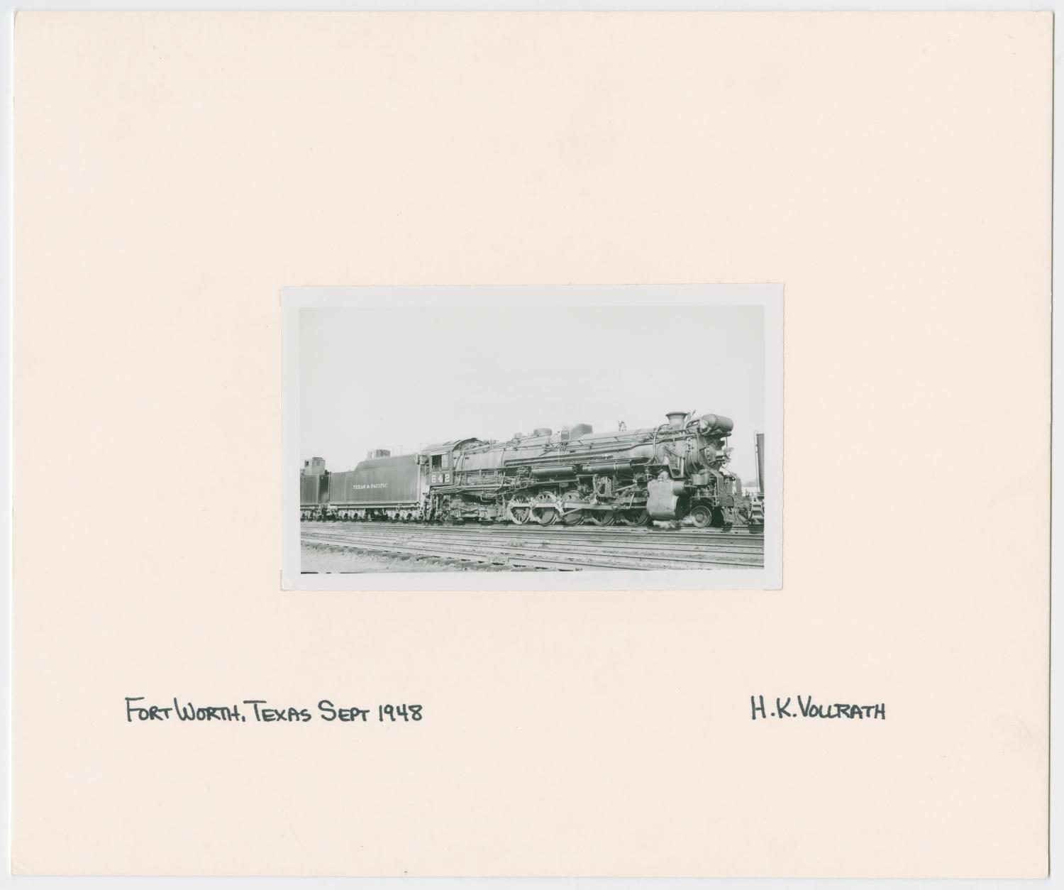 Train Engine #642 and Cars