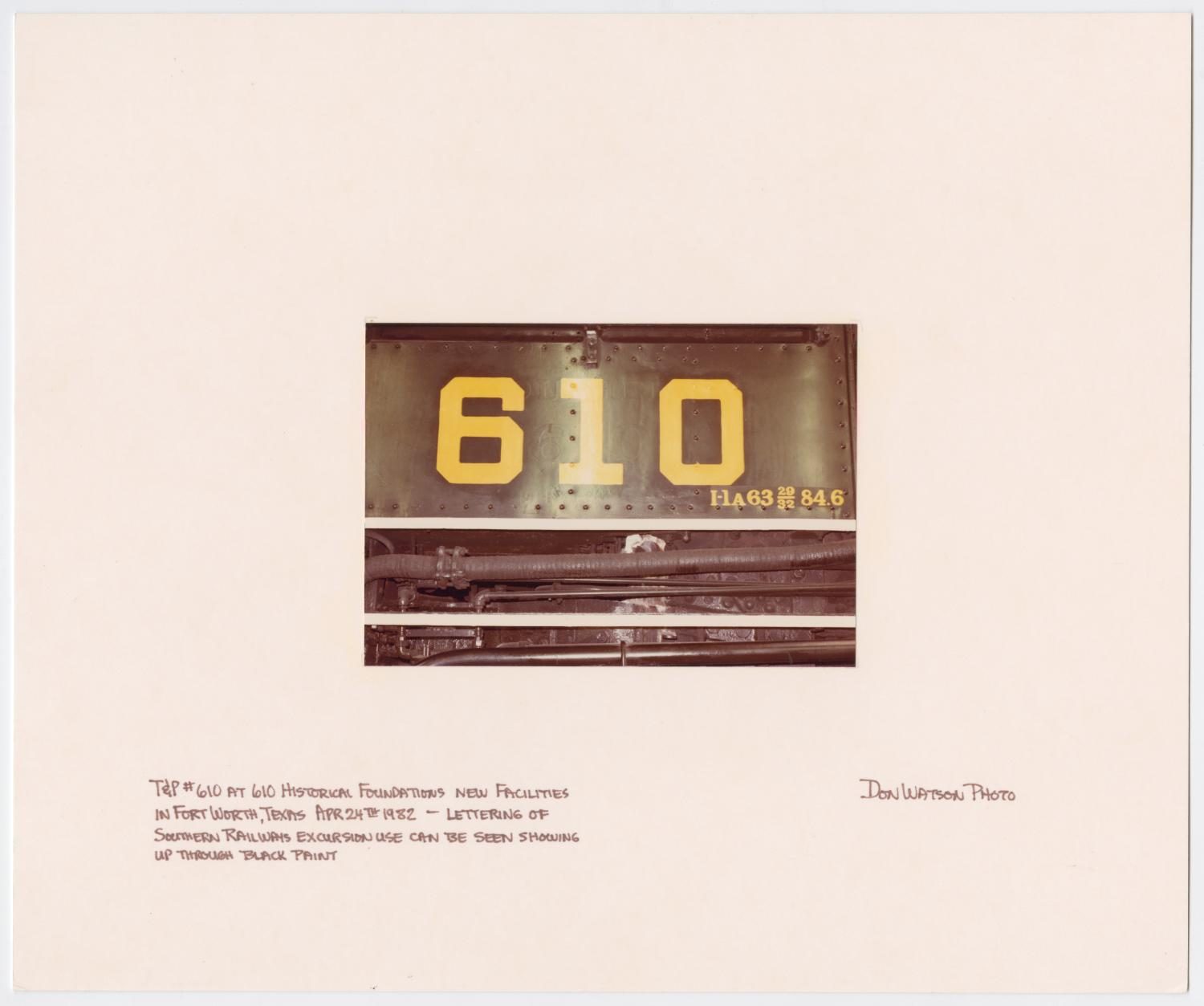 Railway Car #610