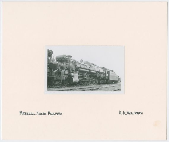 Train Engine #643 and Car - Marshall, Texas