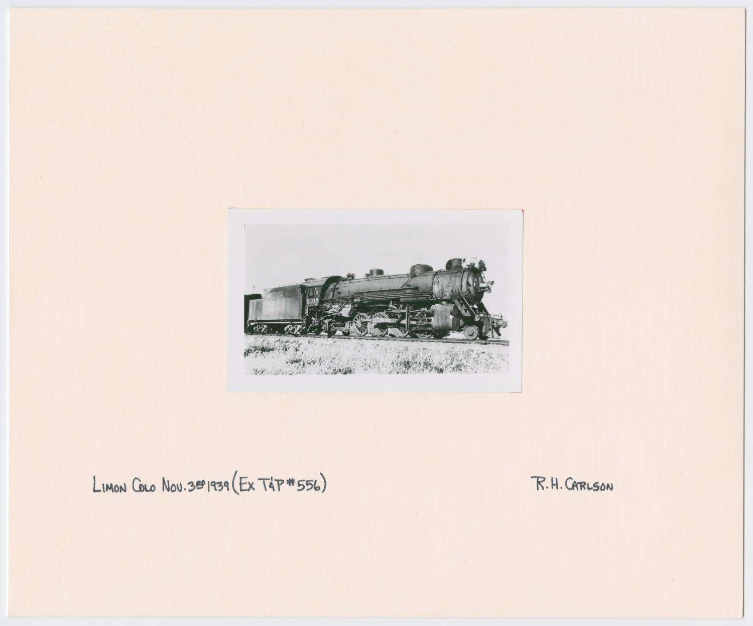 Train Engine #2315 and Car