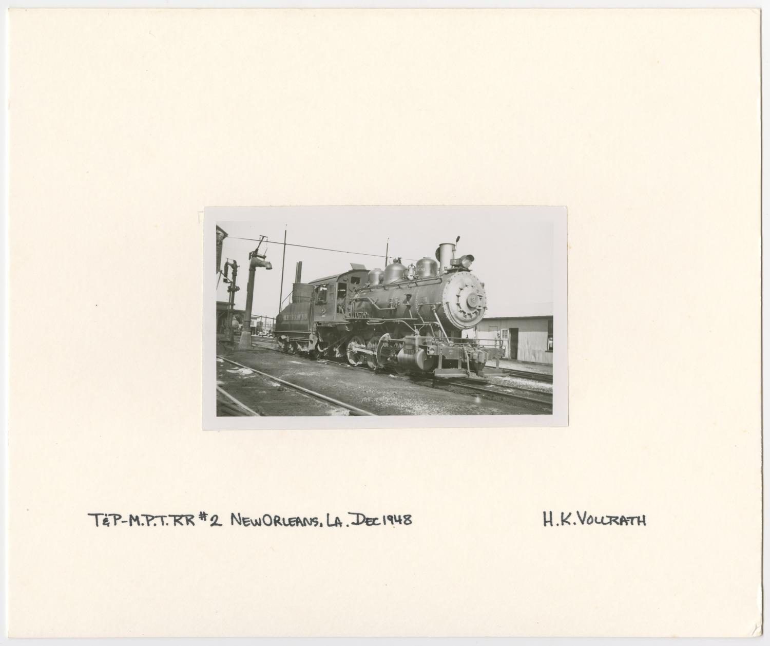 Train Engine #2 and Car - December 1948