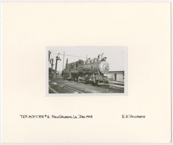 Train Engine #2 and Car - December 1948