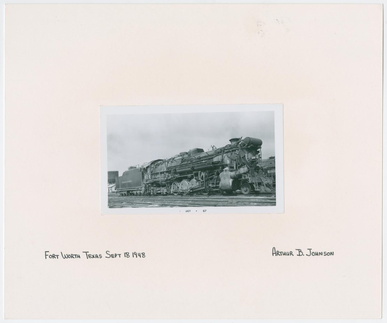 Train Engine #636 and Car