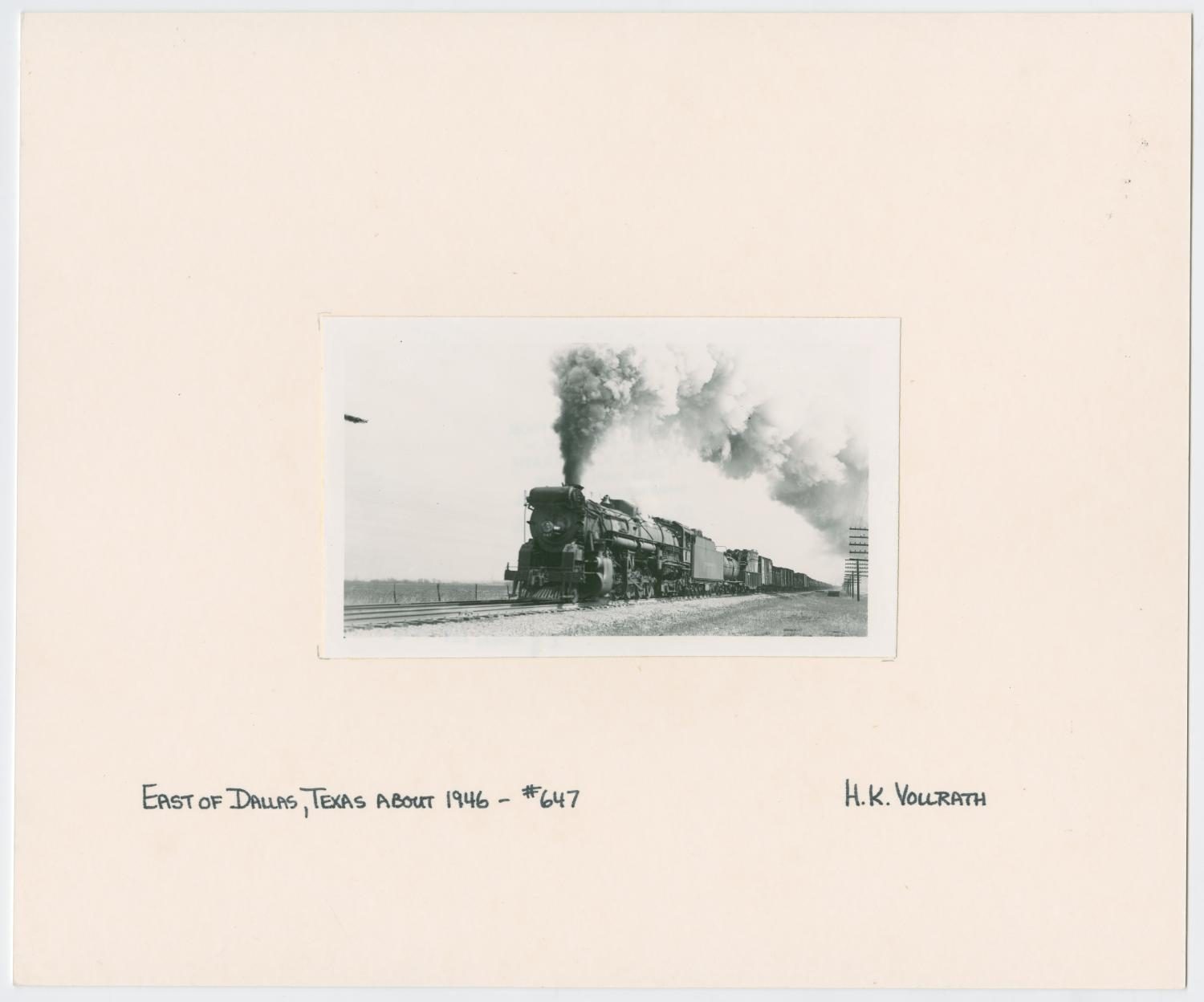 Train Engine #647 and Cars