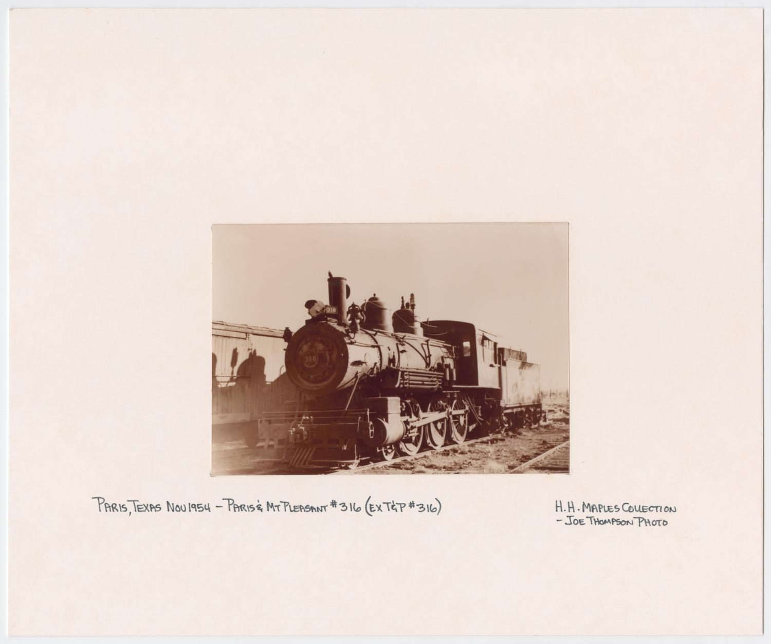 Train Engine #316 and Car