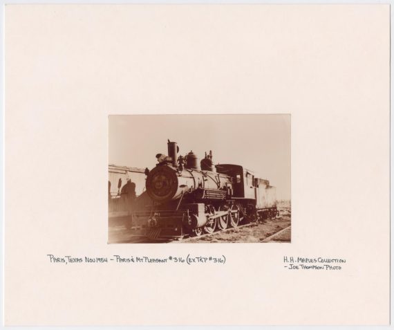 Train Engine #316 and Car