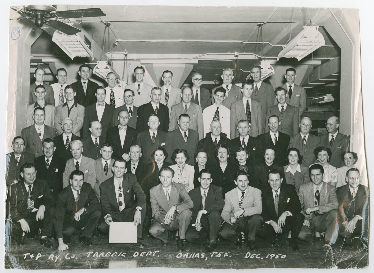 Texas & Pacific Railway Company Traffic Department