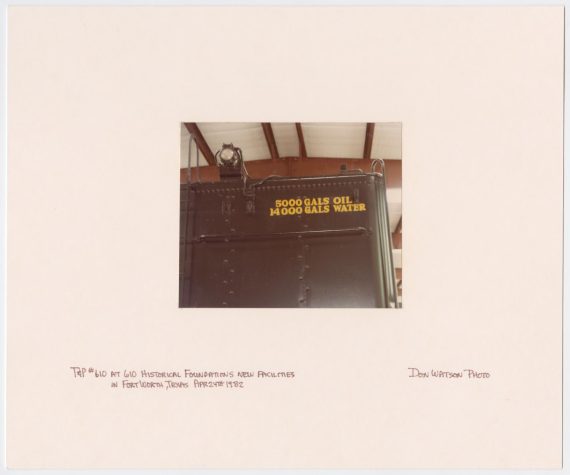 Text on Upper Corner of Train Car