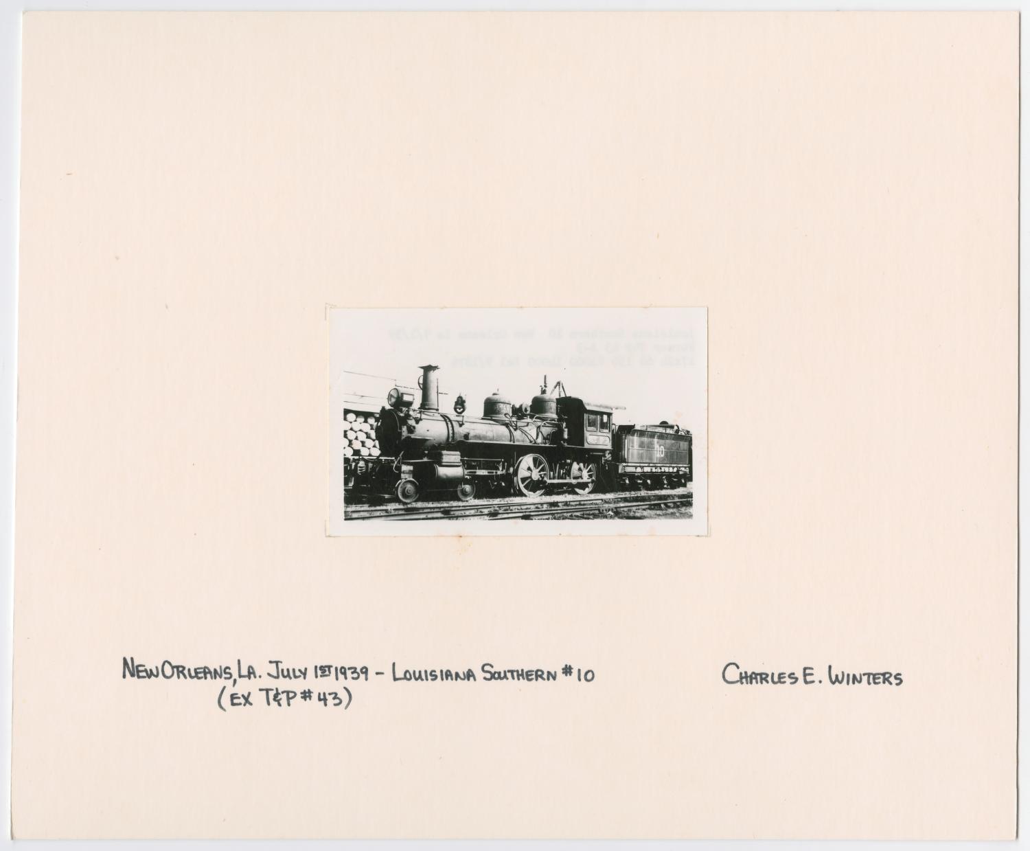 Louisiana Southern Train Engine #10