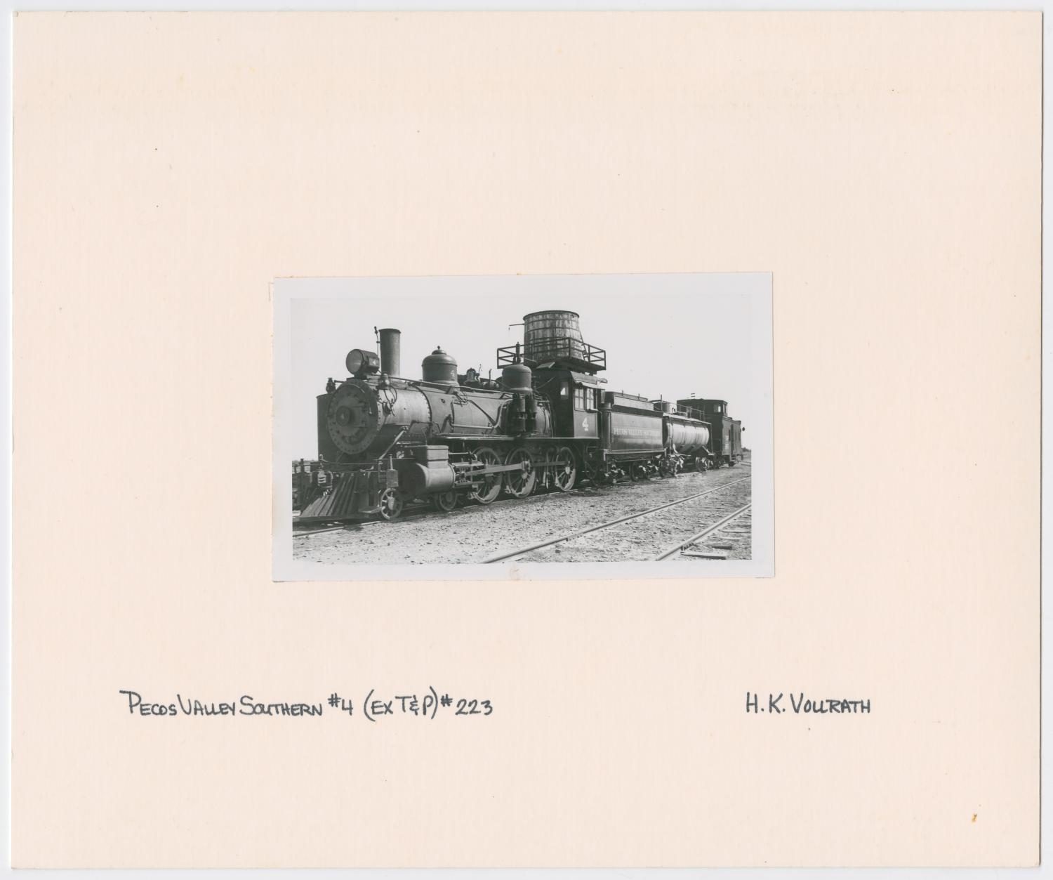 Train Engine #4 and Cars