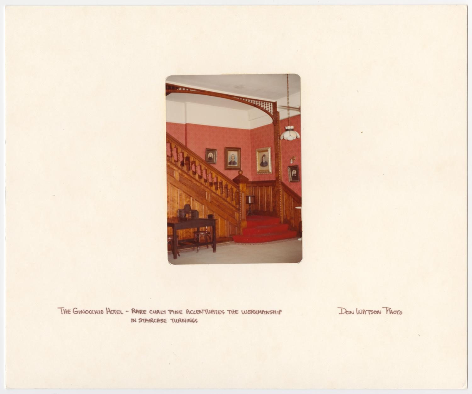 Ginocchio Hotel Staircase