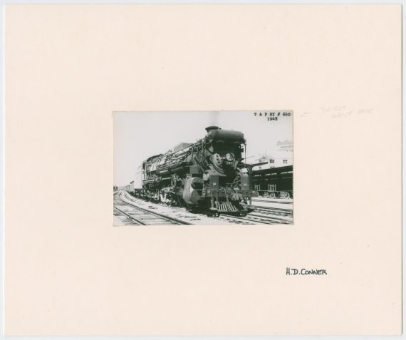 Train Engine #640 and Cars