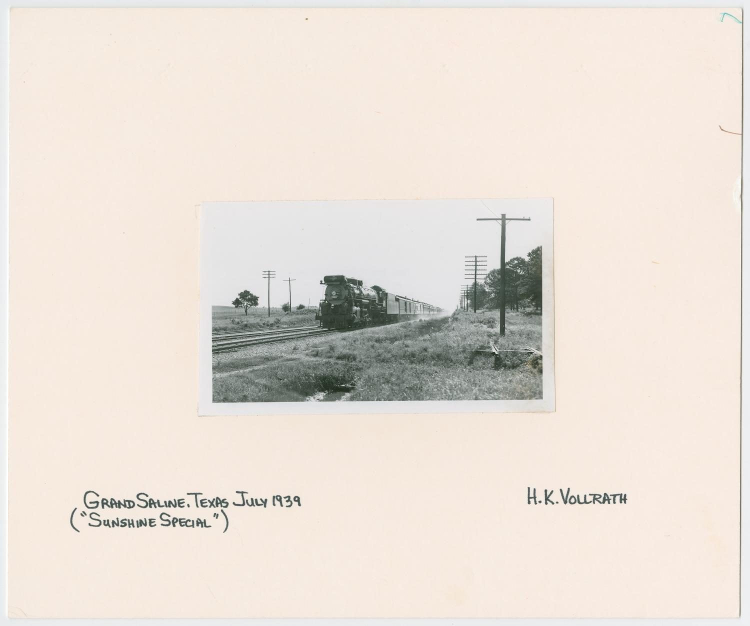 Train Engine #901 and Cars - Grand Saline, Texas