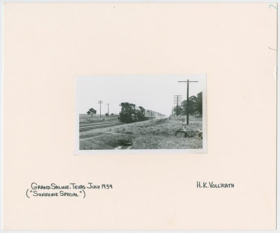 Train Engine #901 and Cars - Grand Saline, Texas