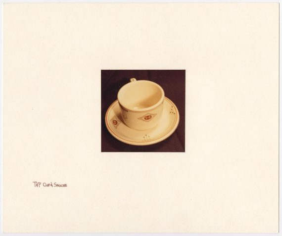 Teacup Stamped With Texas & Pacific Logo