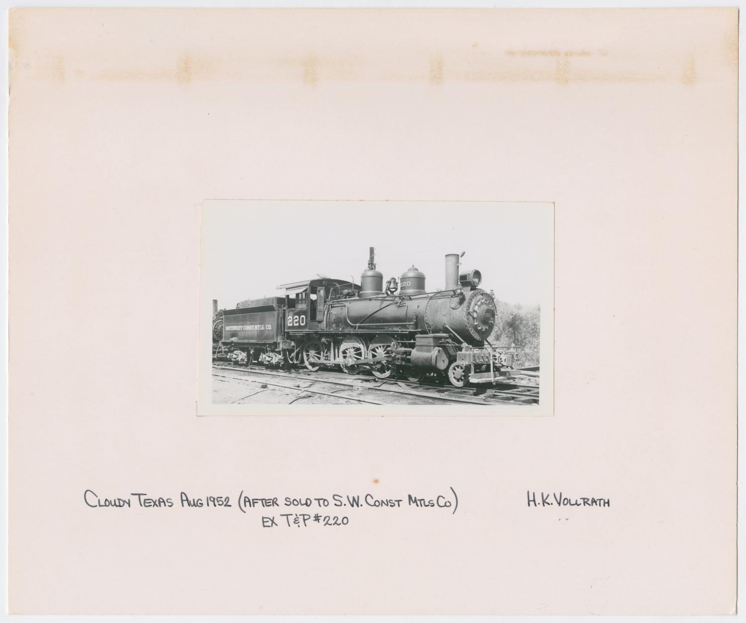 Train Engine #220 and Car