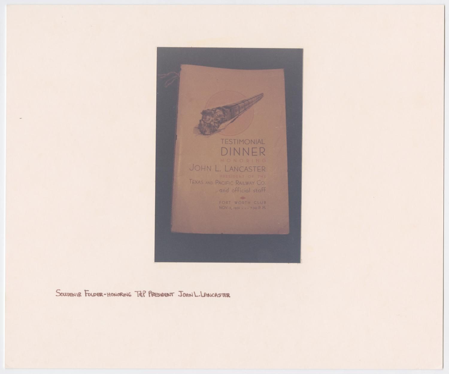 Cover of Souvenir Program