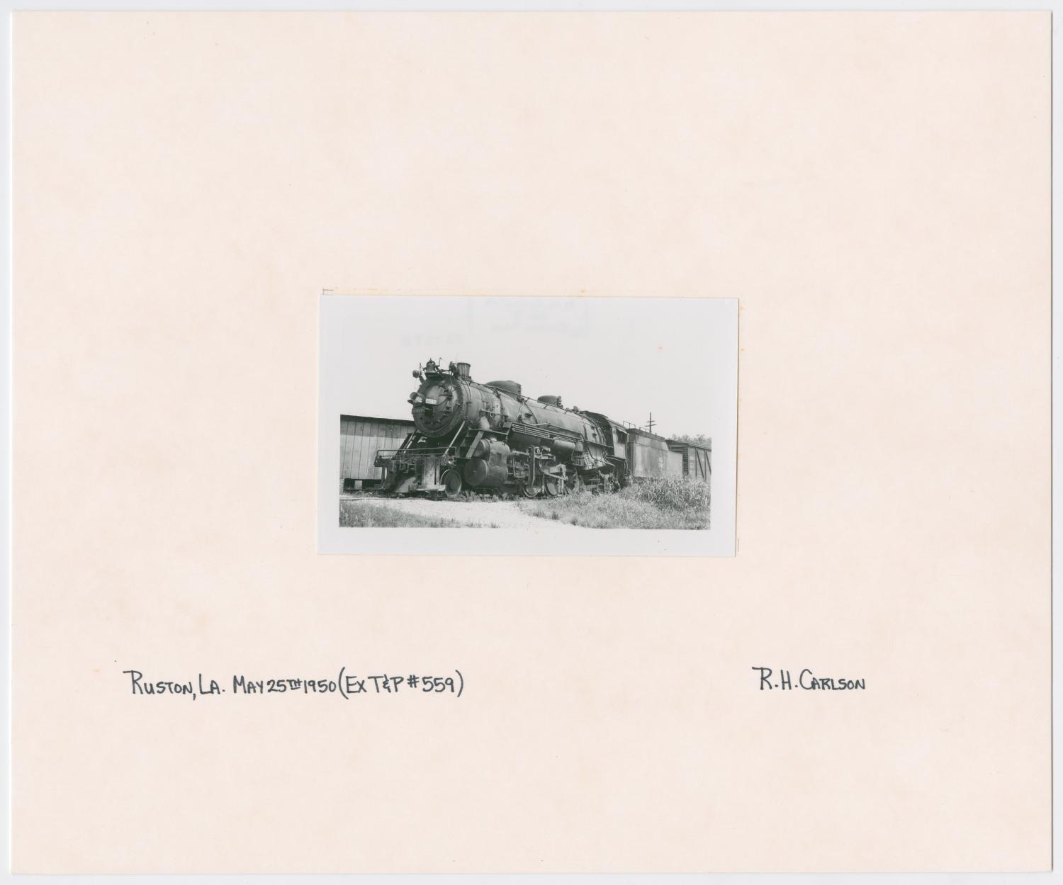 Train Engine and Car - Ruston, Louisiana