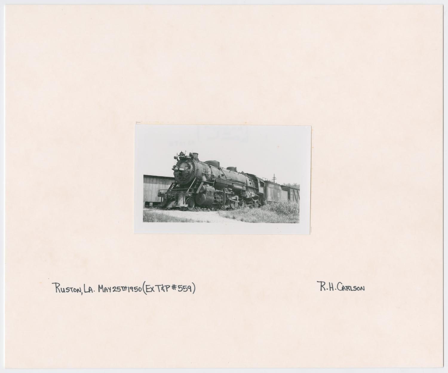 Train Engine and Car - Ruston, Louisiana