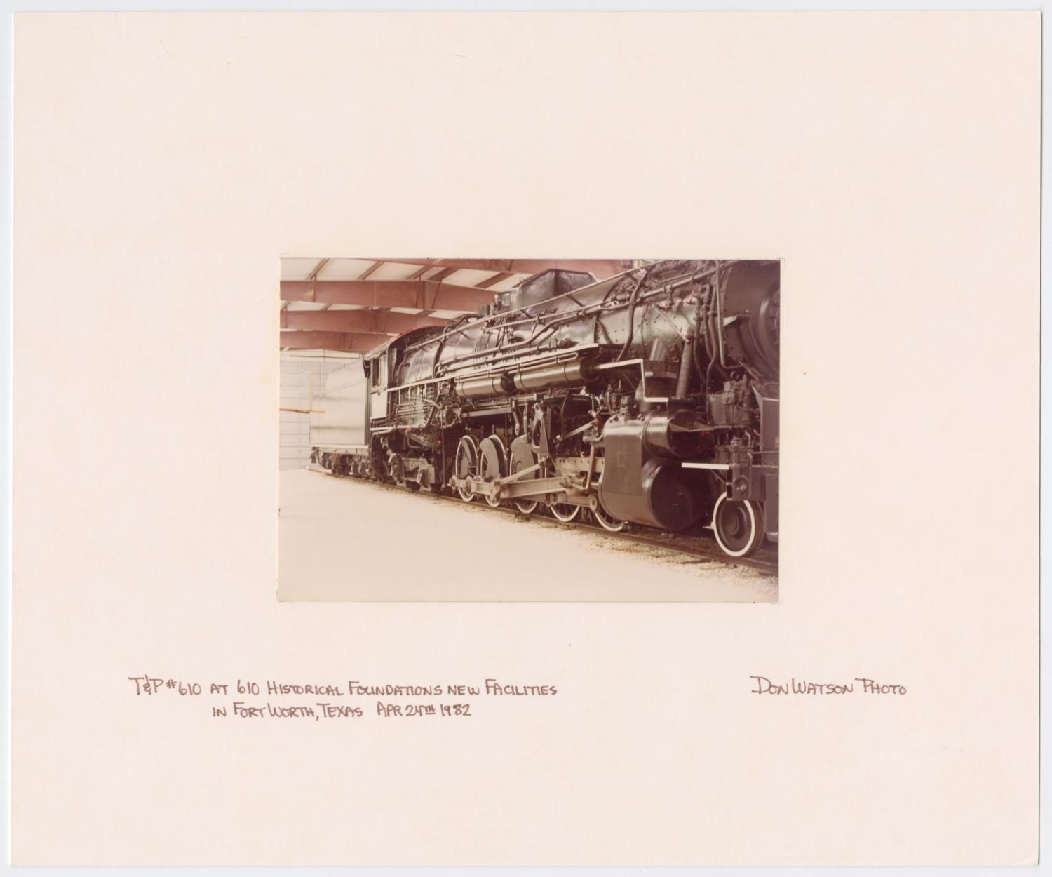 Train Engine #610 and Car