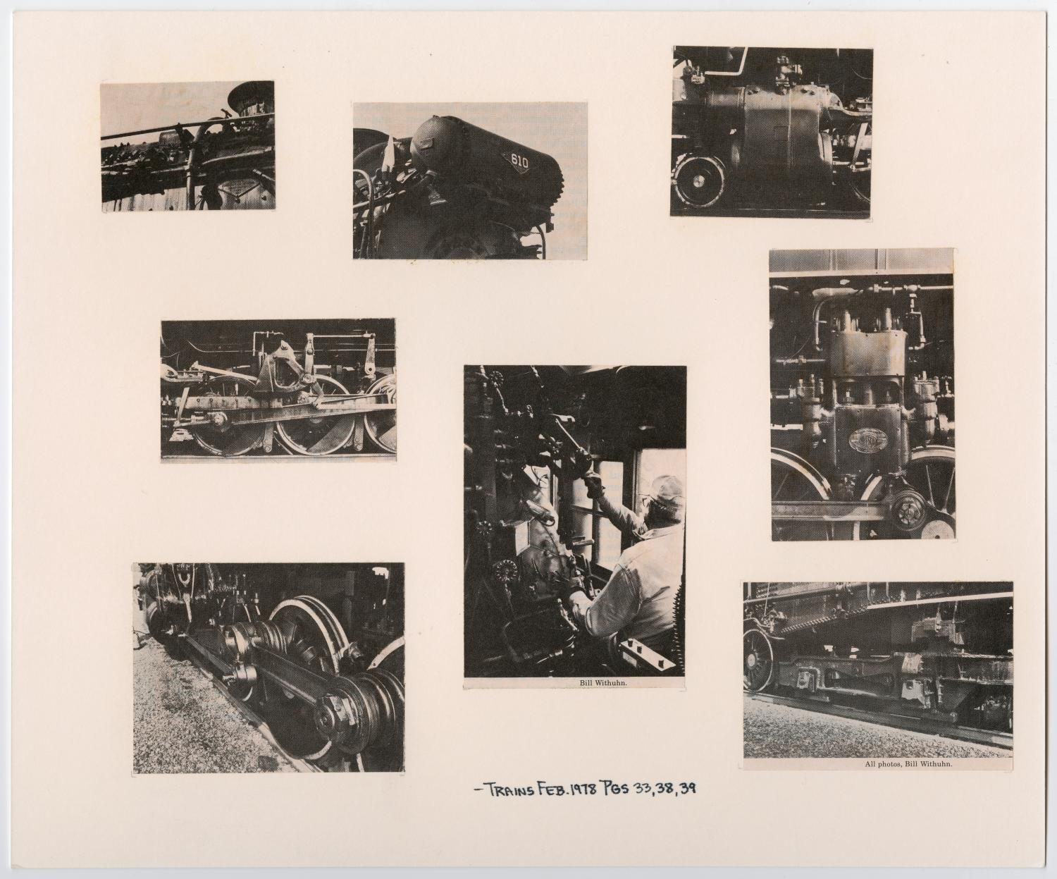 Closeup on Parts of Train #610