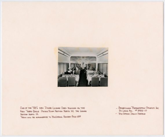 Interior Shot of T&P Diner-Lounge Car