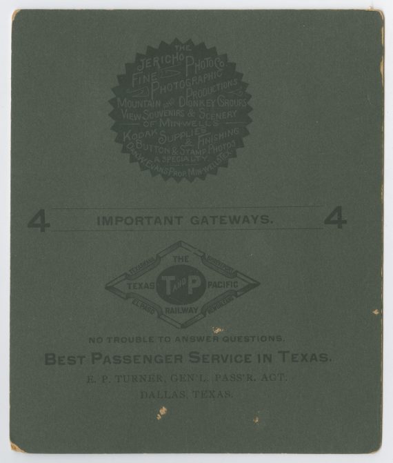 Souvenir Photo from Mineral Wells