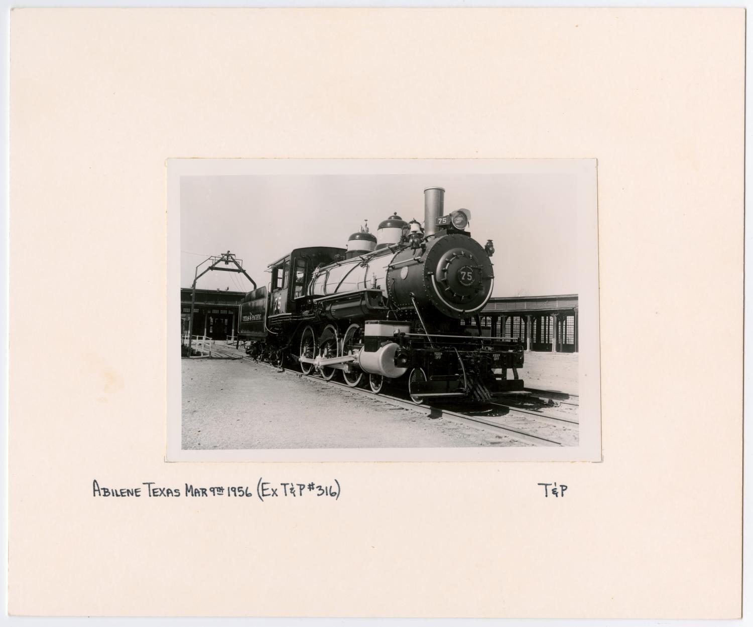 Closeup of Train #75