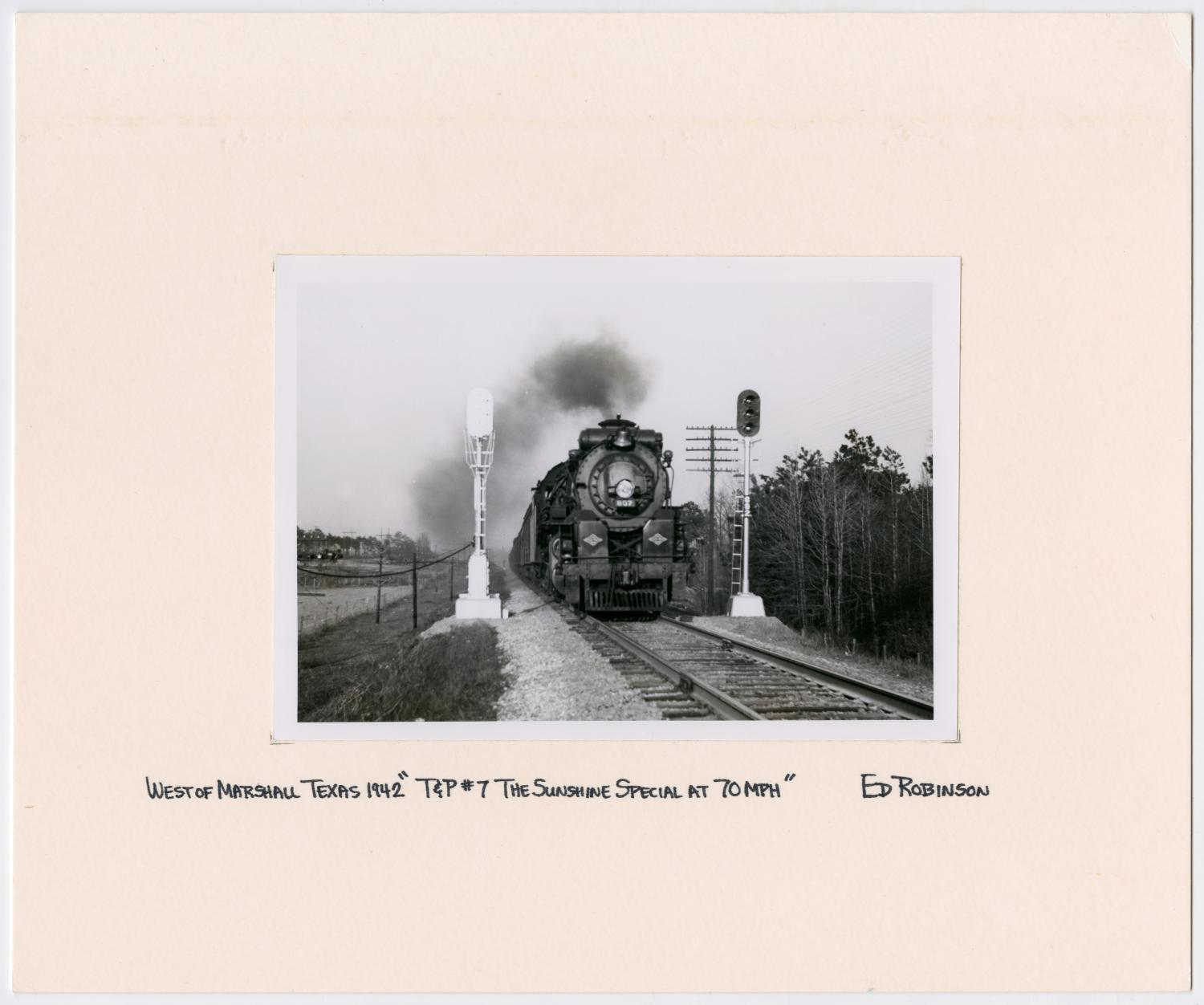 T&P Train #7 on the Tracks