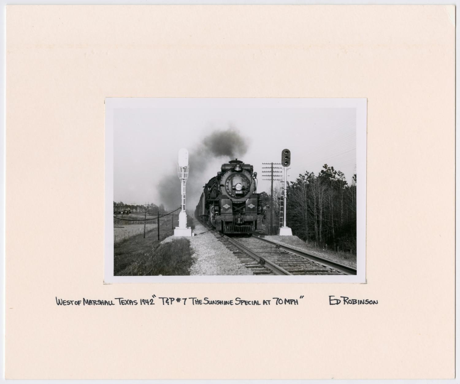 T&P Train #7 on the Tracks
