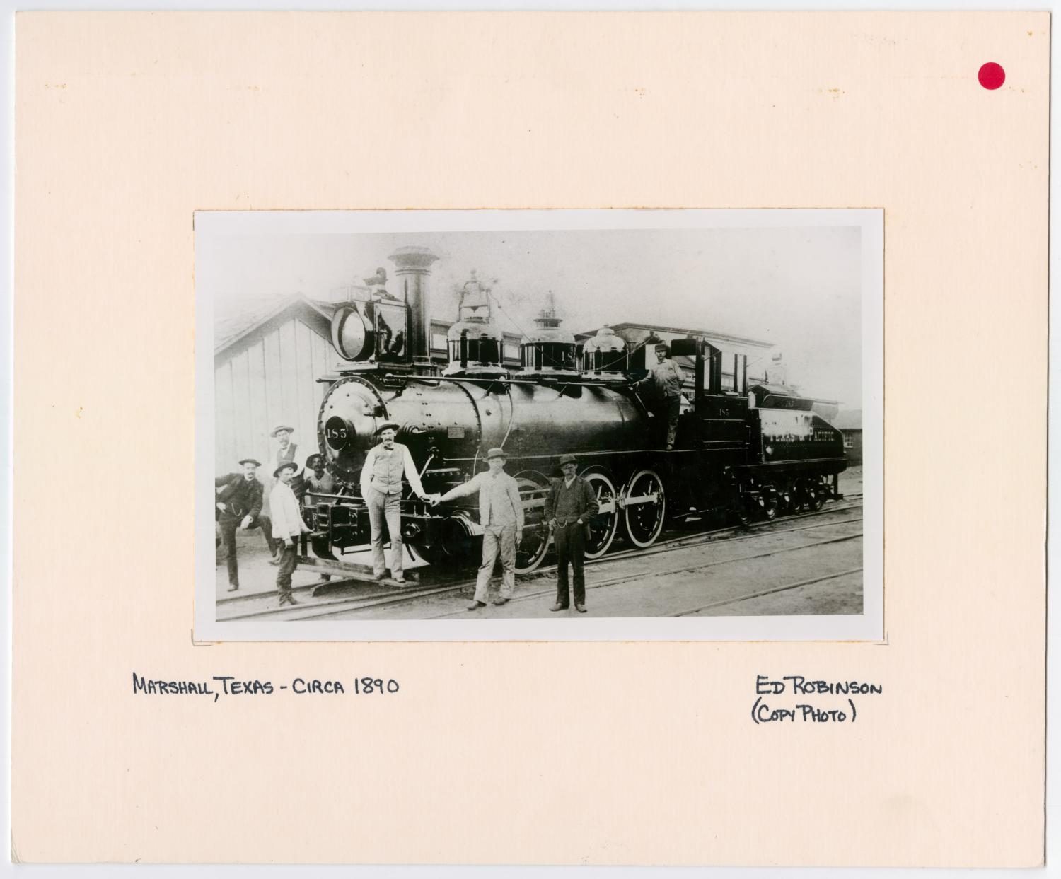 Train #185 in Marshall, Texas