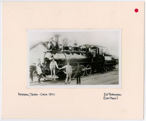 Train #185 in Marshall, Texas