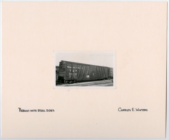 Rebuilt Train Car With Steel Sides