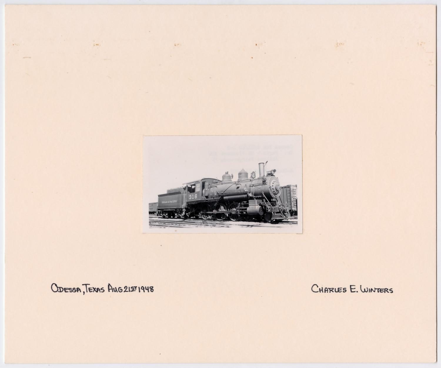 Train #316 on Tracks