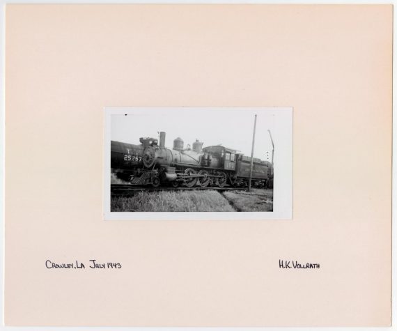 Train #191 in Crowley, Louisiana