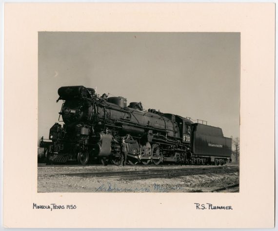 Original Photo of Train #900 in Mineola, Texas