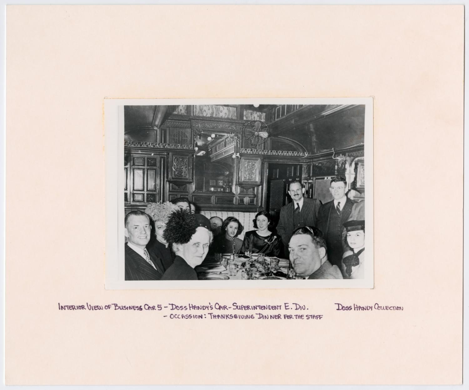 Interior View of T&P Business Car #5