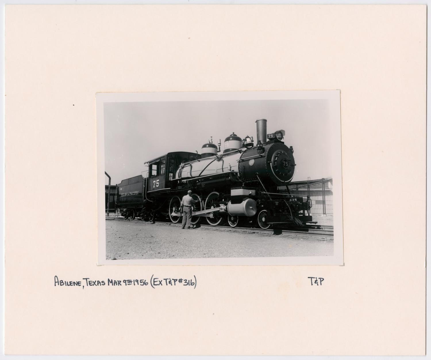 Train #75 in Abilene, Texas