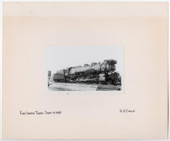 T&P Train #901 on Tracks in Fort Worth, Texas