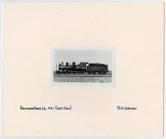 Train #191 at Hollywood Yard, Louisiana