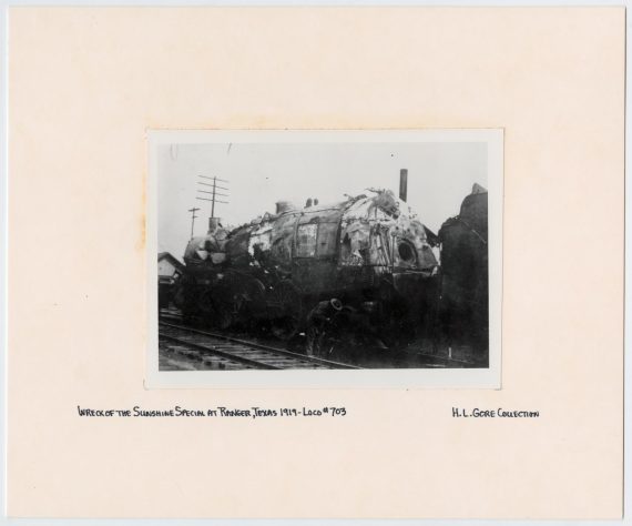T&P Train #703 Wrecked