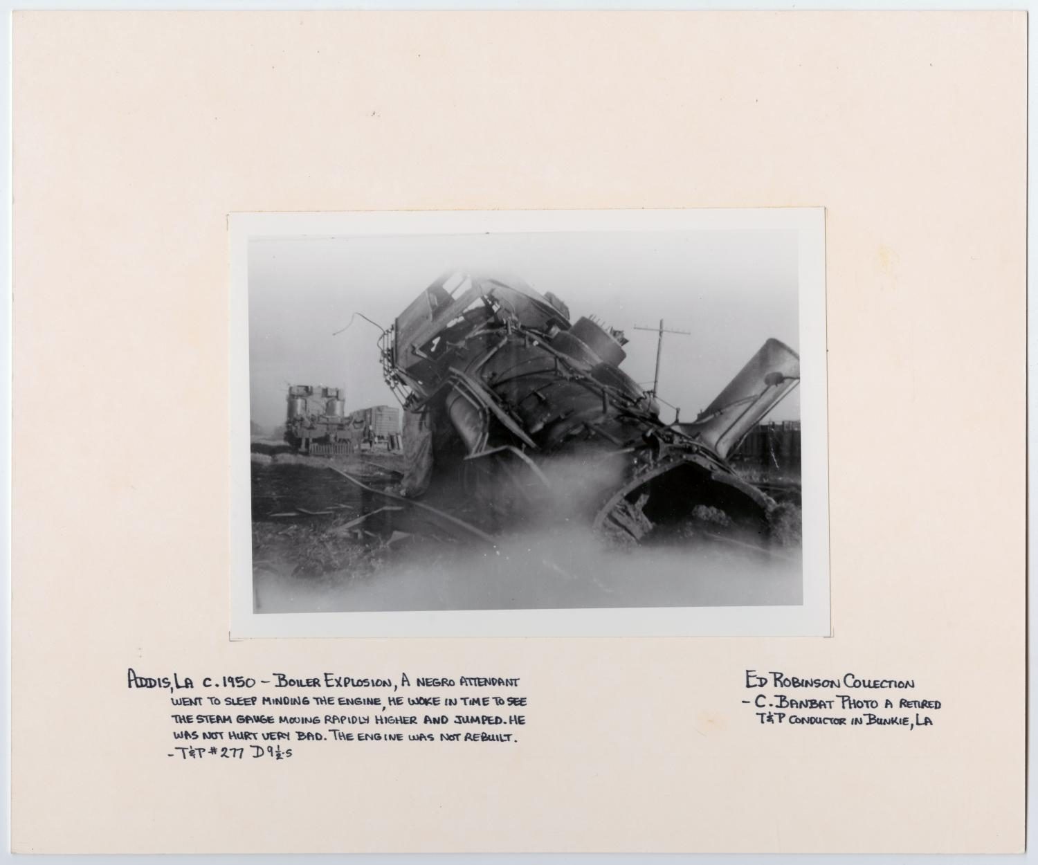 Train Boiler Explosion Aftermath