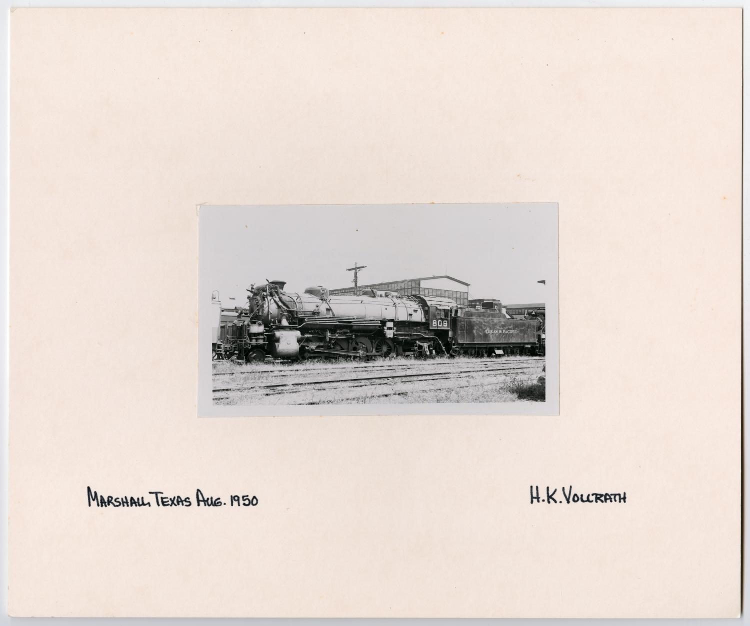 Texas & Pacific Train #809 in Marshall, Texas