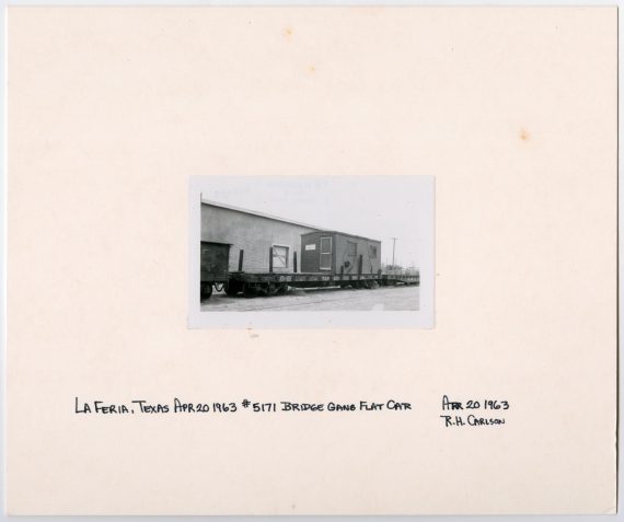 Small Trailer on a Flat Car