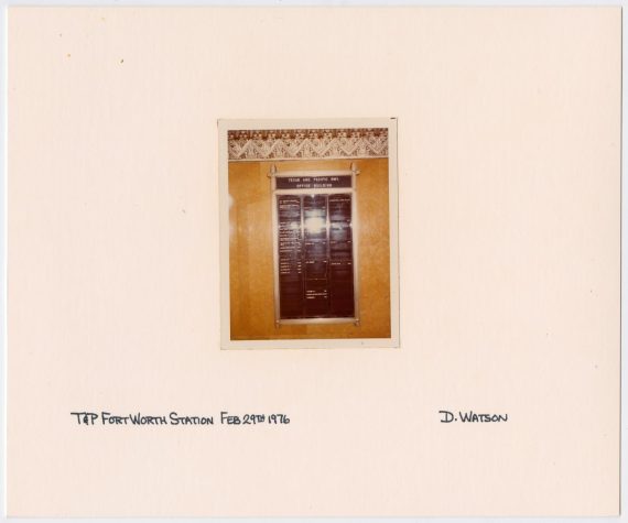 T&P Railway Office Building Directory
