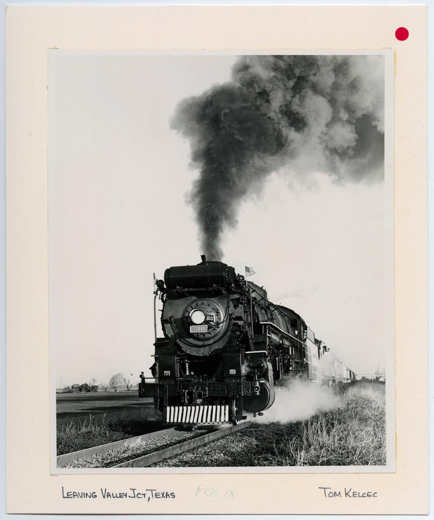 T&P Train #610 Leaving Valley Junction, Texas