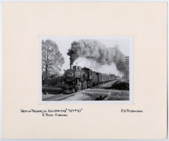 Train #419 With a Large Plume of Smoke