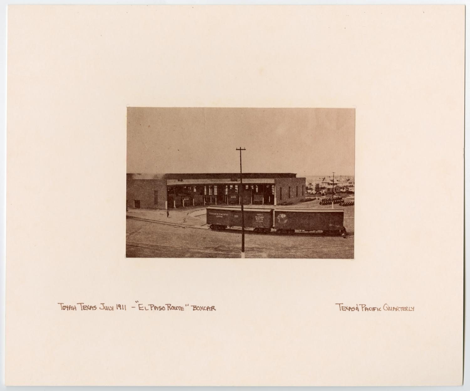 T&P Roundhouse in Toyah, Texas