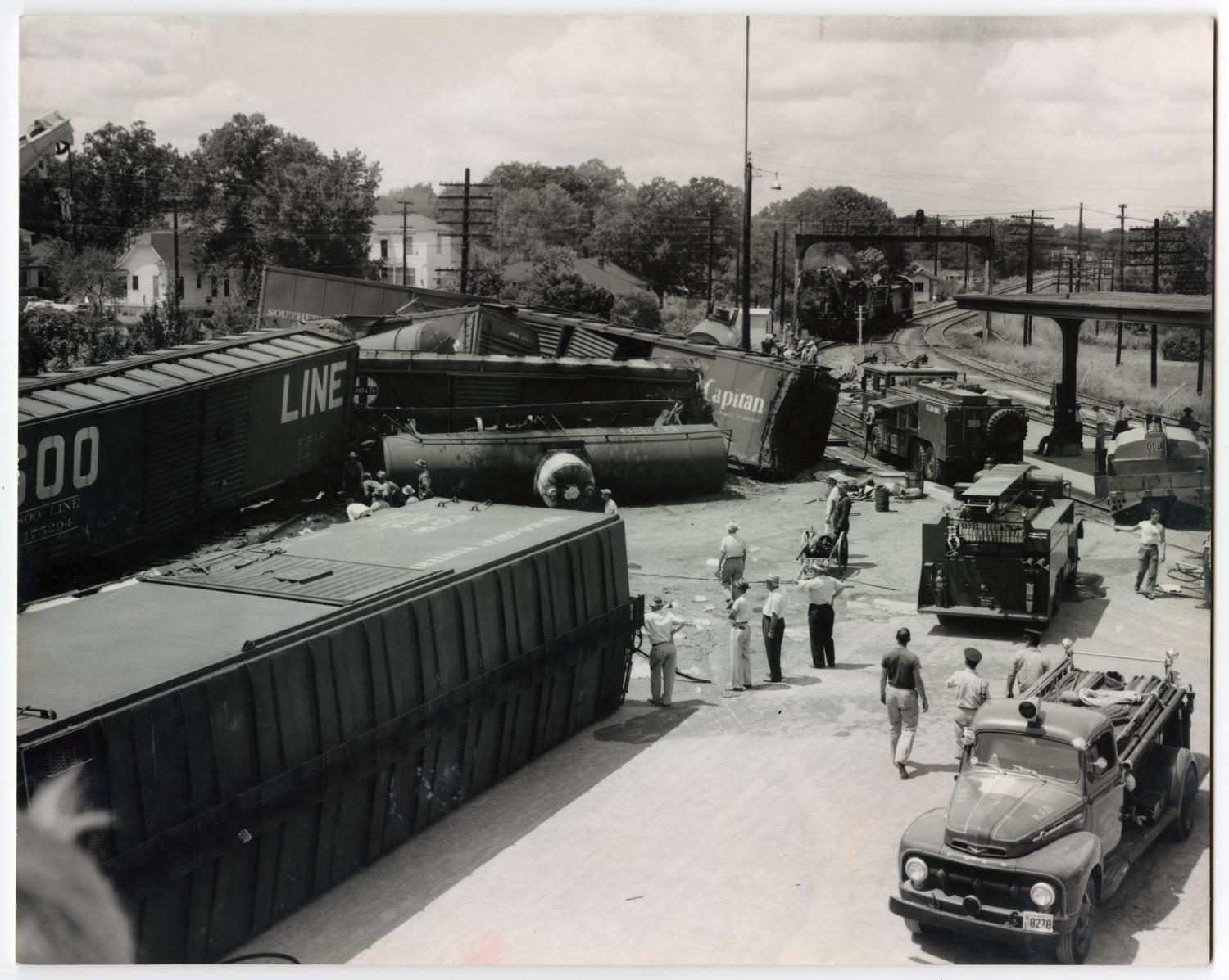 Train Wreck in Marshall, Texas 2