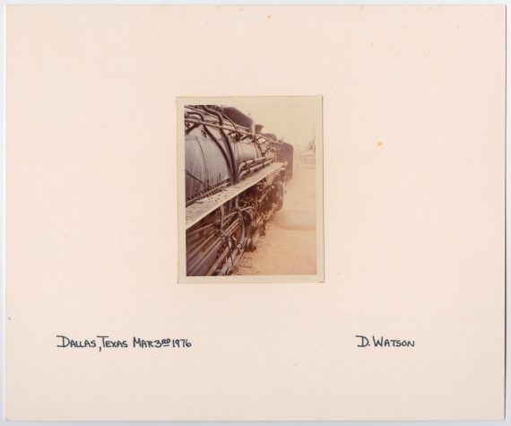 Close View of T&P Train's Side
